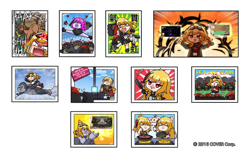 Chibi Illustrations for Kaela Kovalskia's 3D Debut